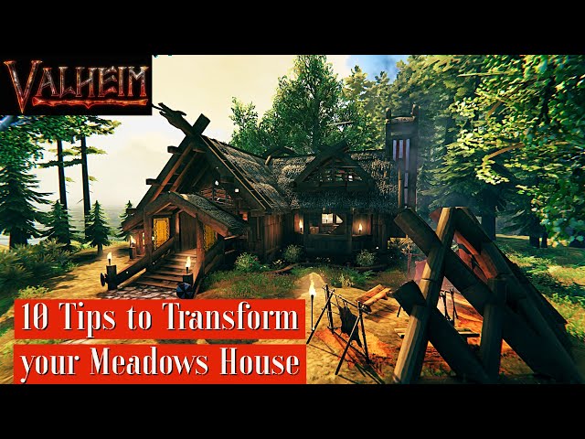 Valheim | 10 EASY Wooden Additions that will Transform your Meadows Shack into a Beautiful House!
