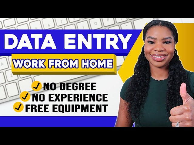 📵 HURRY: Easy Data Entry Job | No Phone Work From Home Jobs | Free Equipment Provided