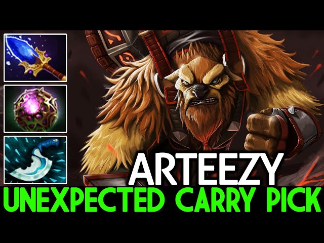 ARTEEZY [Earthshaker] Unexpected Carry Pick 16 Min Scepter Dota 2