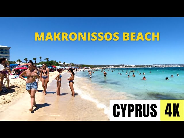 AYIA NAPA, CYPRUS 🇨🇾 [4K] Makronissos Beach