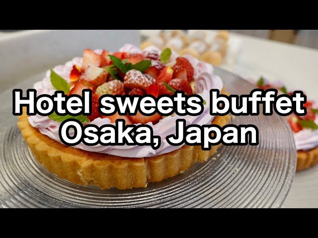 【Japan buffet】All-you-can-eat strawberry cakes at the sweets buffet! Hotel Keihan Kyobashi Grande