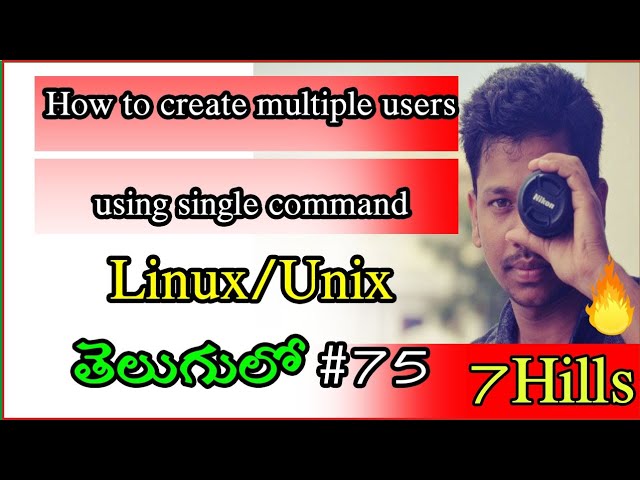 How to create multiple users using a single command | Linux in Telugu | Linux realtime Issues/Tasks