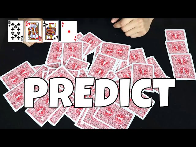 INSANE Prediction CARD TRICK with a MARKED DECK!