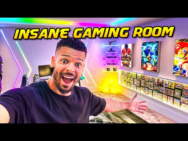 BUILDING THE WORLD’S BEST GAMING ROOM IN MY HOUSE