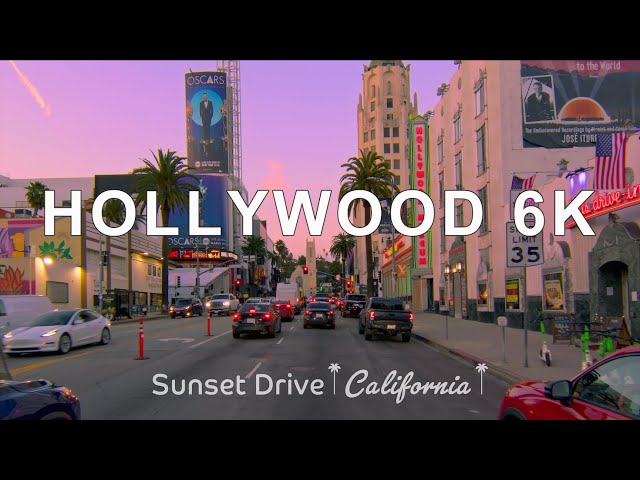 Driving Iconic Landmarks from Hollywood to Beverly Hills and the 96th Academy Awards Venue - Oscars