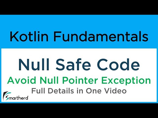 Kotlin Null Safe Operators. Safe Call, with Let, Elvis & Non-null operator. Kotlin Tutorials #12.1