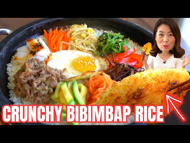 How to make CRUNCHY Dolsot Bibimbap Rice 맛있는 돌솥비빔밥 누룽지 만들기