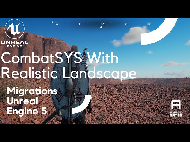 Combat System With Realistic Landscape Unreal Engine 5 by SafouaneAYADI