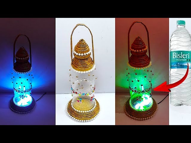 DIY -New Design Lantern/Tealight Holder from Waste plastic bottle | DIY Home Decorations Idea
