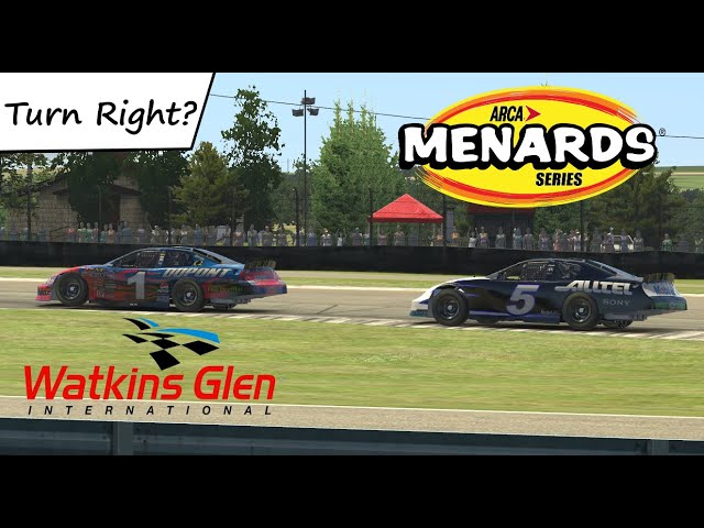iRacing - Arca Menards Series - Watkins Glen - Turn Right?
