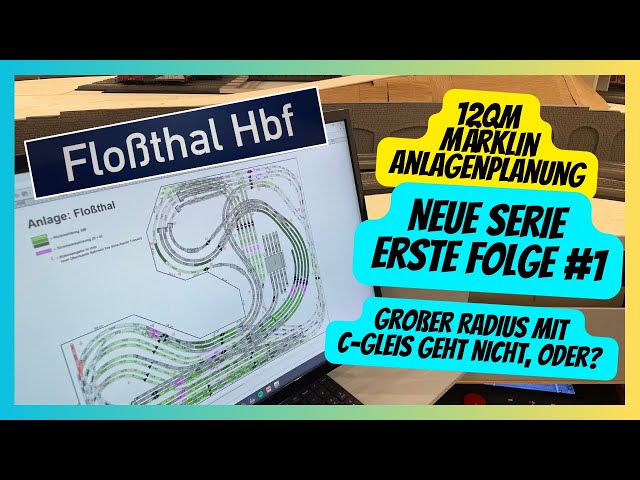 Märklin Modellbahn Anlage im Bau - Erste Folge #1, großer Radius mit C Gleis geht nicht, oder?