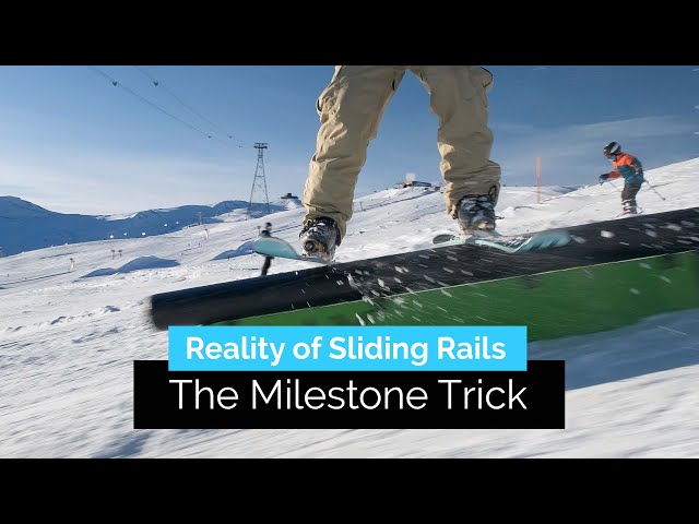 The Reality of Learning How to Slide Rails on Skis | Milestone Tricks