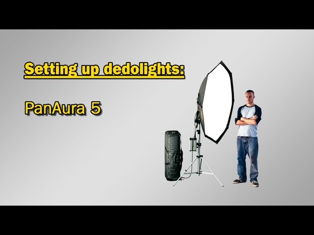 Setting up dedolights: PanAura 5