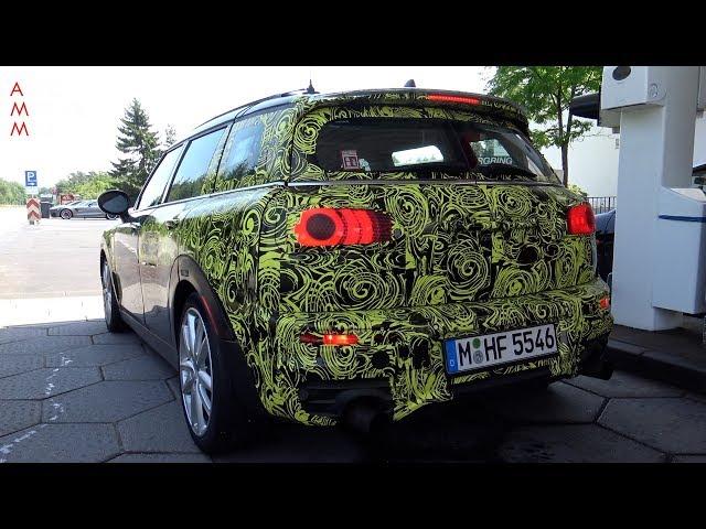 2018 300HP MINI Clubman JCW spied testing at the Nürburgring