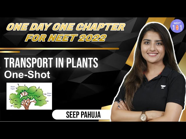 Transport in Plants | One-Shot | One Day One Chapter | NEET 2022 | Seep Pahuja | NEET 101
