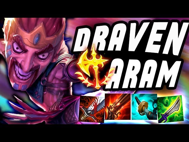 DRAVEN ONE SHOT CRITS ON ARAM - Draven ARAM - League of Legends