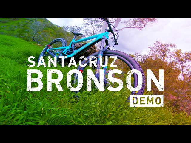 Demoing the 2019 Santa Cruz Bronson on The Luge mountain bike trail. A fun adventure in the rain.