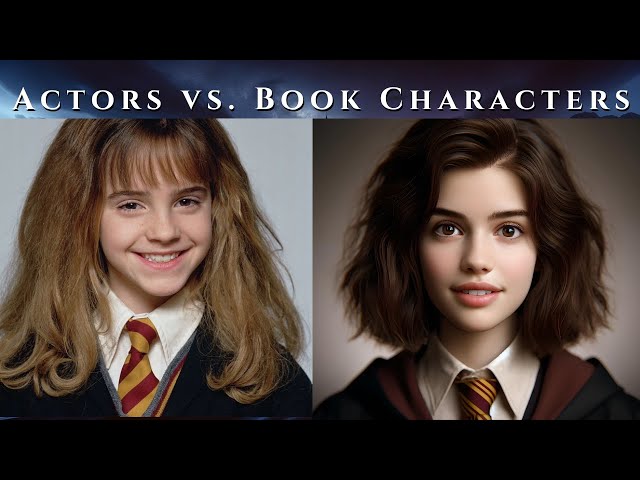 Harry Potter Actors vs. Book Character Descriptions