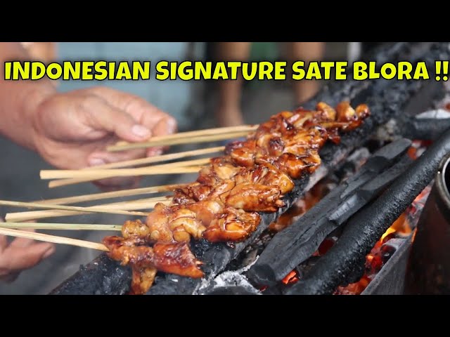 Sate Blora | Satay with Sweet Soy Sauce | Indonesian Street Food