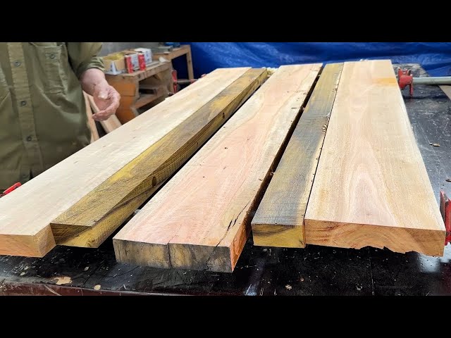 Wood Processing Project to Make Furniture from Tree Trunks