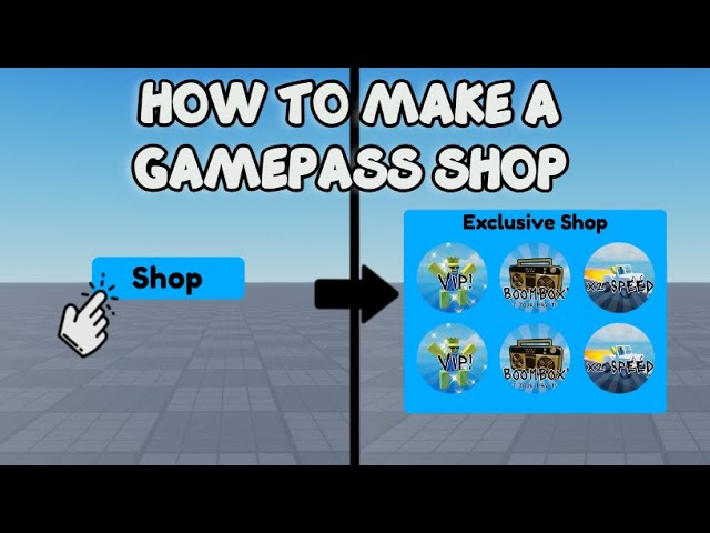 HOW TO MAKE A GAMEPASS SHOP 🛠️ Roblox Studio Tutorial