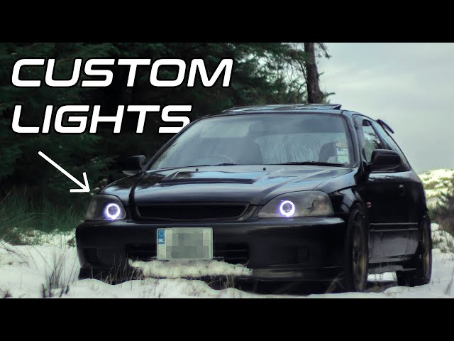 Retrofit HID Projector Bi-Xenon Headlights | 99-01 Honda Civic
