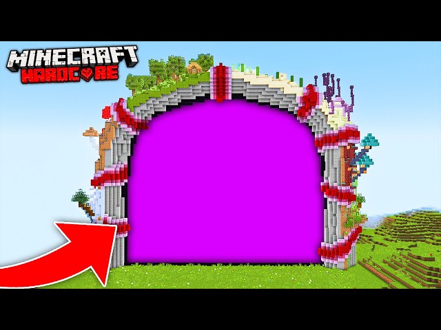 I Transformed the Nether Portal in Minecraft Hardcore