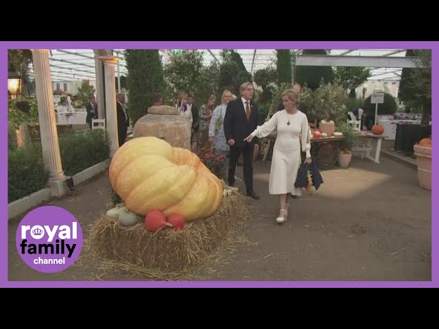 Sophie Wessex Spots Giant Pumpkin at Flower Show