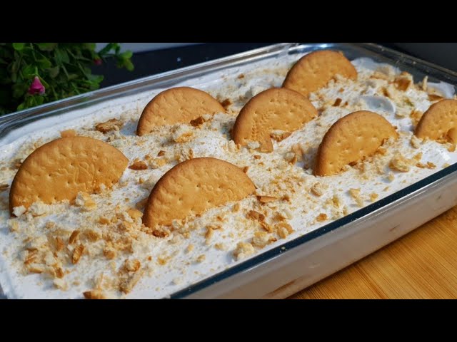 Marie Biscuits Delight ♥️ | Easy And Quick Dessert Recipe