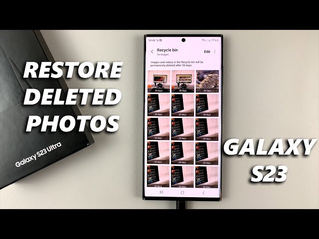 How To Recover Deleted Photos In Samsung Galaxy S23 / S23 / S23 Ultra