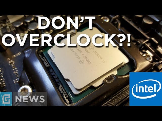 Intel Says NOT To Overclock?!