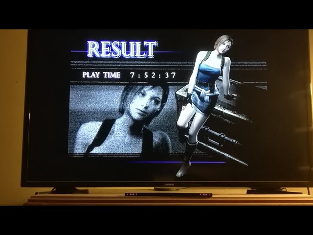 Resident Evil Remake.  Jill normal difficulty,  Hoarder run.