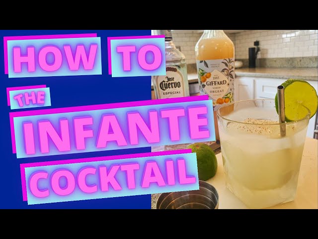 HOW TO MAKE THE INFANTE COCKTAIL | A MODERN CLASSIC COCKTAIL USING TEQUILA | COCKTAIL TUTORIAL 2021