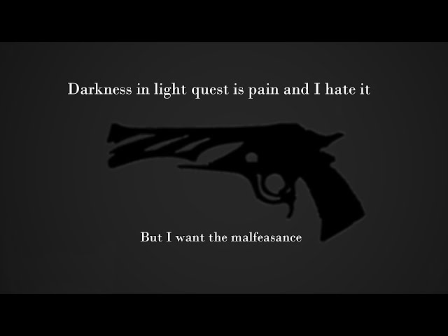 The Malfeasance quest is pain and I hate it - Somewhat tutorial, but it's not meant to be one.
