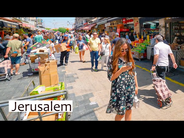 Jerusalem! Friday! A Remarkable Walk from Mahane Yehuda Market to the Old City.