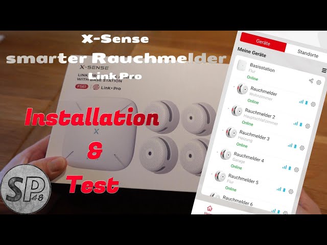 x sense LINK Pro smarter Rauchmelder: Installation und Test