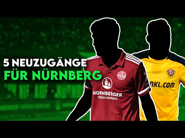1.FC Nürnberg: 5 Transfers für Nürnbergs Bundesliga-Aufstieg!