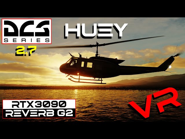 DCS World 2.7 - Huey into Kobuleti - RTX 3090 + HP Reverb G2 in Virtual Reality!