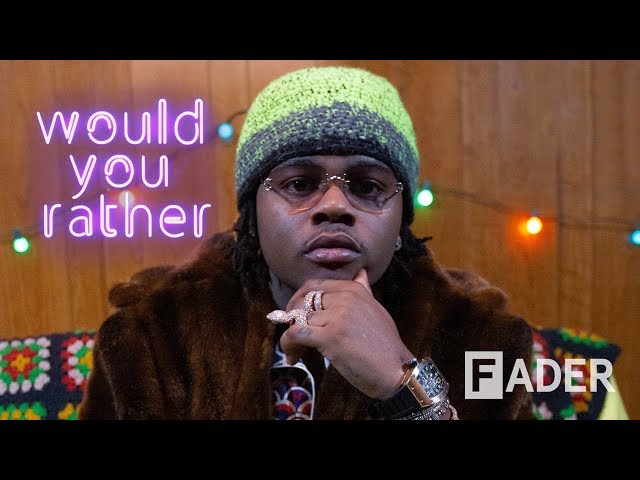 Gunna chooses drip over drown, Vlone over Off-White & more | 'Would You Rather' Season 2 Episode 1