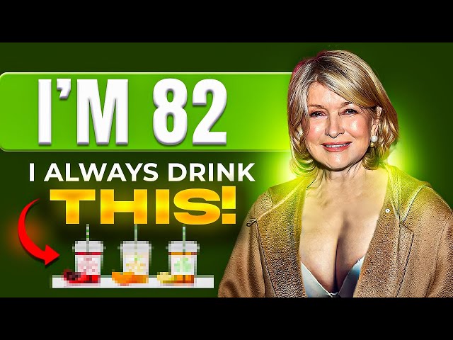 82 Yrs Martha Stewart Still Looks 45 🔥 I DRINK it EVERY DAY & NEVER Been Sick in 61 years!