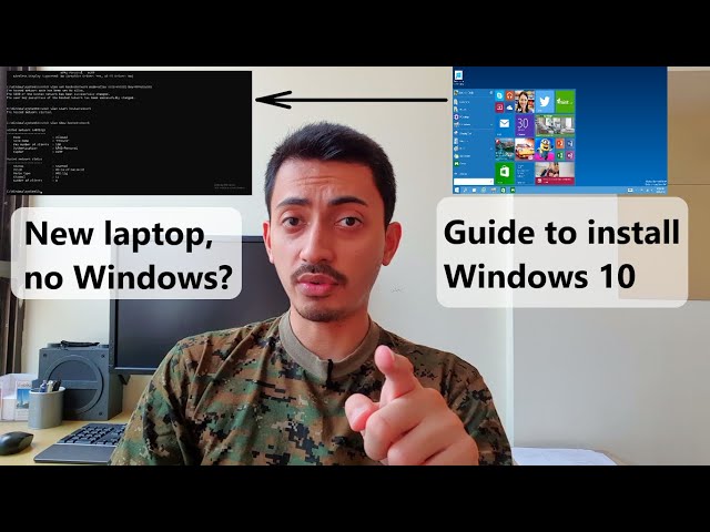 Installing Windows 10 in DOS New Laptop