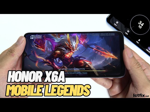 Honor X6a Mobile Legends Gaming test | Helio G36, 90Hz Display