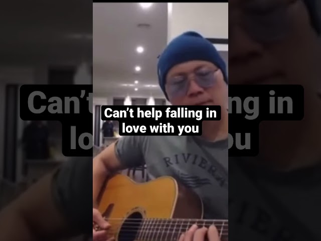 Can’t help falling in love with you guitar instrumental cover