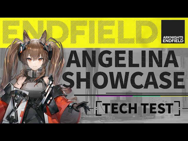 Angelina Showcase - Abilities + Menu Poses + Idle + Party Poses + Combat |【Arknights: Endfield】