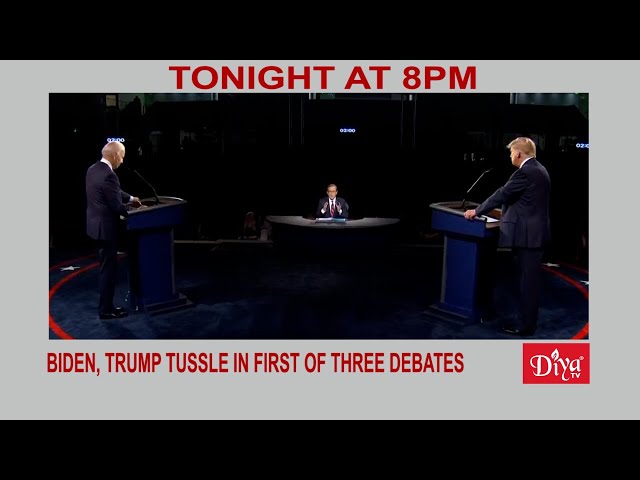 Biden, Trump tussle in first of three debates | Diya TV News