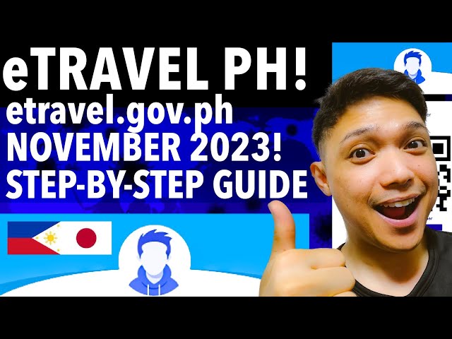 NOVEMBER 2023 LATEST STEP-BY-STEP GUIDE| eTRAVEL GOV.PH REGISTRATION TRAVEL TO #philippines #etravel