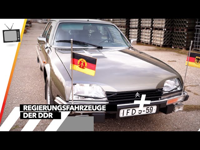Erich Honecker's Citroen CX and a Volvo 760 GLE from the People's Chamber of the GDR