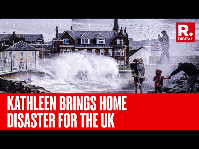Dozens Of Flights Cancelled As Storm Kathleen Hits West Of UK, Hottest Day Of The Year Experienced