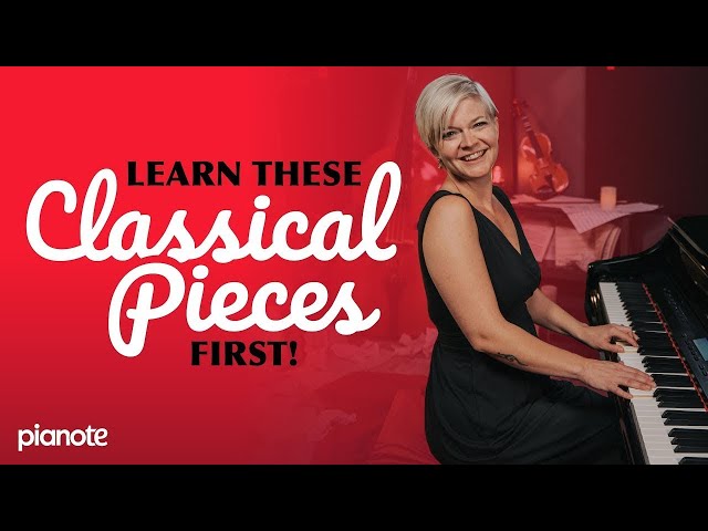 5 Easy Classical Piano Pieces to Learn 🎼🎶 (Beginner Piano Lesson)