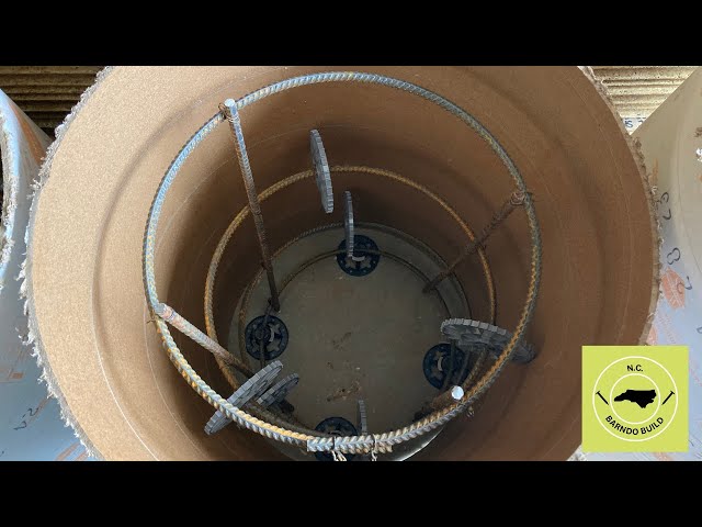 Concrete Piers Done Right | Sonotube Rebar Cage Construction